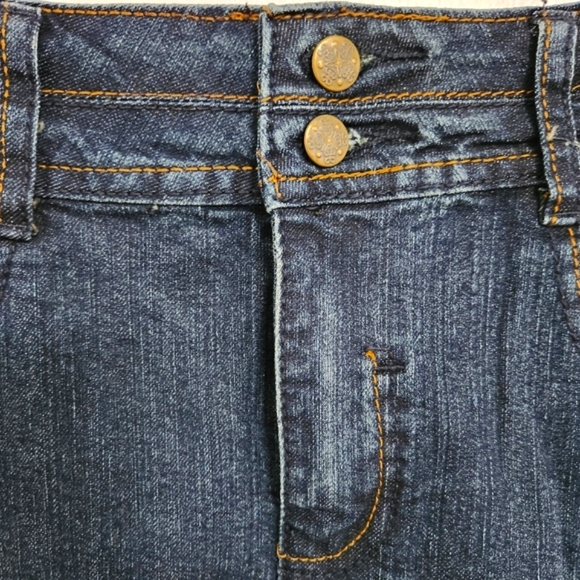 George • Faded Dark Denim Mini Skirt, size 12, NEW - Picture 4 of 4